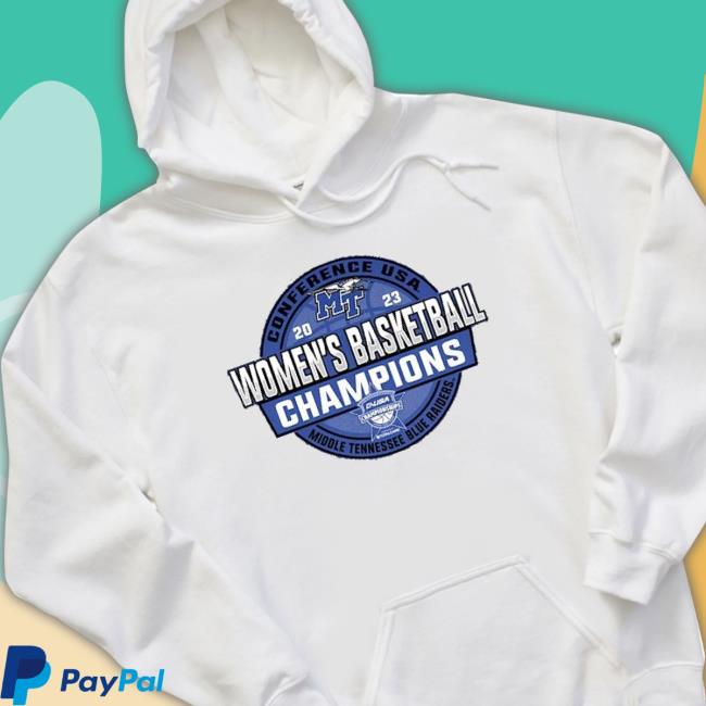 Middle Tennessee State Blue Raiders 2023 C-Usa Women’S Basketball Conference Tournament Champions Locker Room shirt Middle Tennessee State Blue Raiders 2023 C-Usa Women’S Basketball Conference Tournament Champions Locker Room shirt