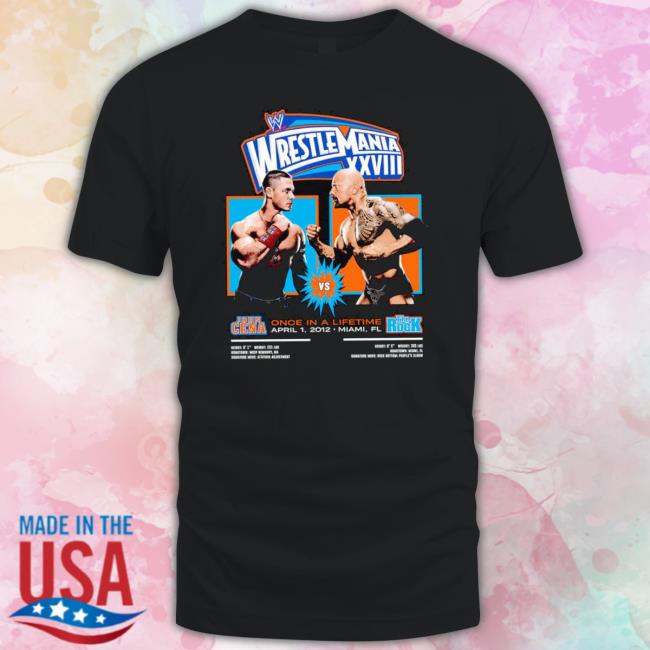 John Cena And The Rock Wrestlemania Xxviii shirt John Cena And The Rock Wrestlemania Xxviii shirt