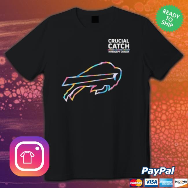 Buffalo Bills 2023 Crucial Catch Intercept Cancer Shirt