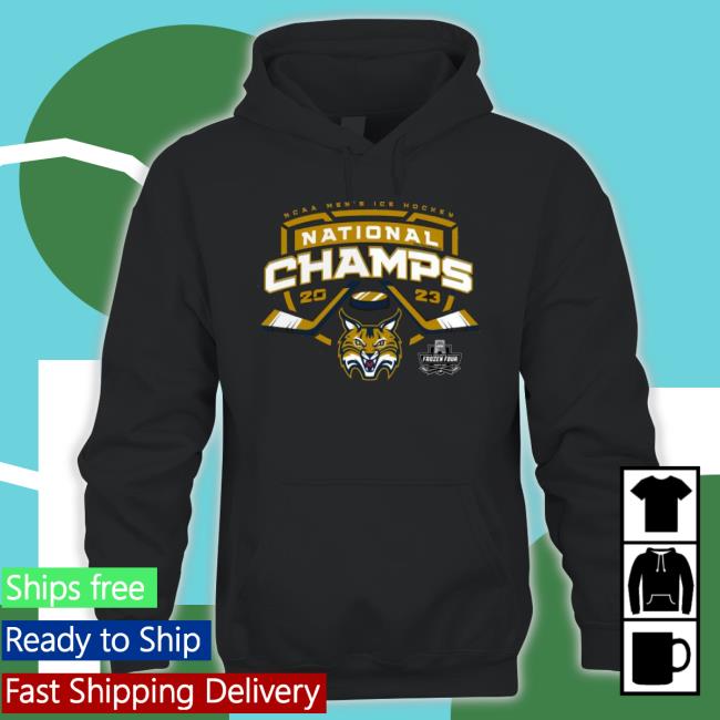 Quinnipiac Bobcats Ncaa Men’S Ice Hockey National Champions 2023 Shirt Quinnipiac Bobcats Ncaa Men’S Ice Hockey National Champions 2023 Shirt