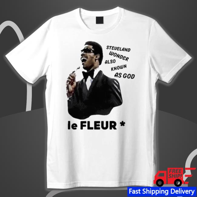 Tyler The Creator Wearing Steveland Wonder Also Known As God shirt Tyler The Creator Wearing Steveland Wonder Also Known As God shirt