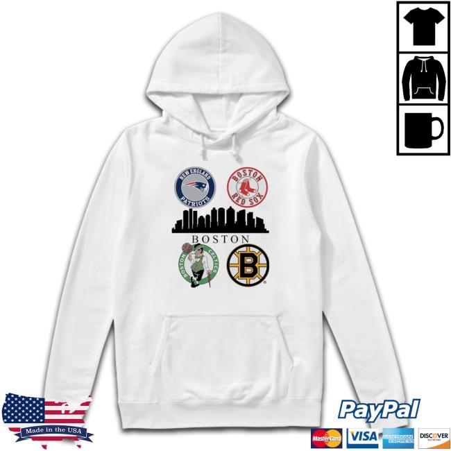 New England Patriots Boston Red Sox Boston Celtics And Boston Bruins  Massachusetts 2023 shirt, hoodie, tank top, sweater and long sleeve t-shirt  - Obishirt