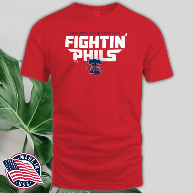 Men's Philadelphia Phillies Fanatics Branded Red Hometown Fightin' Phils T- Shirt