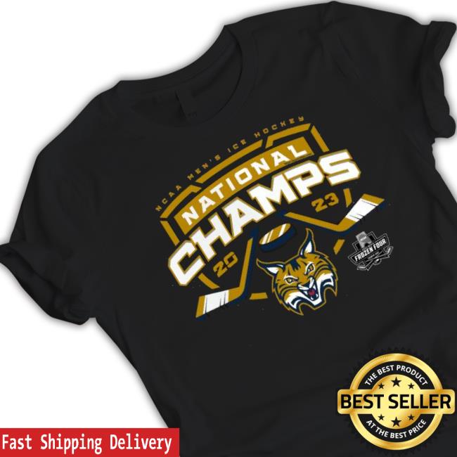 Quinnipiac Bobcats Ncaa Men’S Ice Hockey National Champions 2023 Shirt Quinnipiac Bobcats Ncaa Men’S Ice Hockey National Champions 2023 Shirt