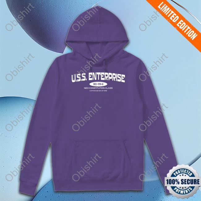 Trekkie Bill U.S.S. Enterprise Ncc-1701-G Neo-Constitution Class Captain Seven Of Nine T-Shirt Trekkie Bill U.S.S. Enterprise Ncc-1701-G Neo-Constitution Class Captain Seven Of Nine T-Shirt