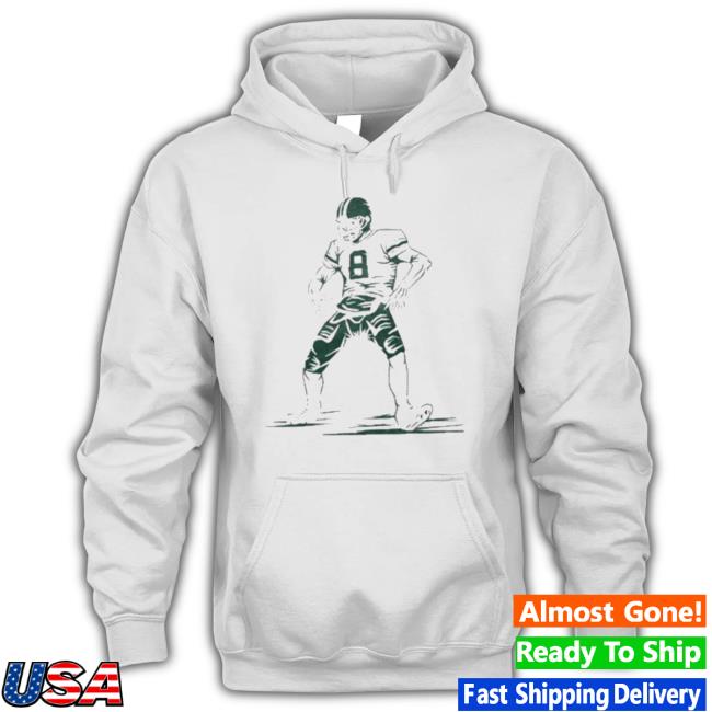 Aaron Rodgers Qb New York Jets Hooded Sweatshirt Aaron Rodgers Qb New York Jets Hooded Sweatshirt