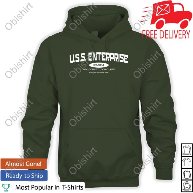 Trekkie Bill U.S.S. Enterprise Ncc-1701-G Neo-Constitution Class Captain Seven Of Nine T-Shirt Trekkie Bill U.S.S. Enterprise Ncc-1701-G Neo-Constitution Class Captain Seven Of Nine T-Shirt