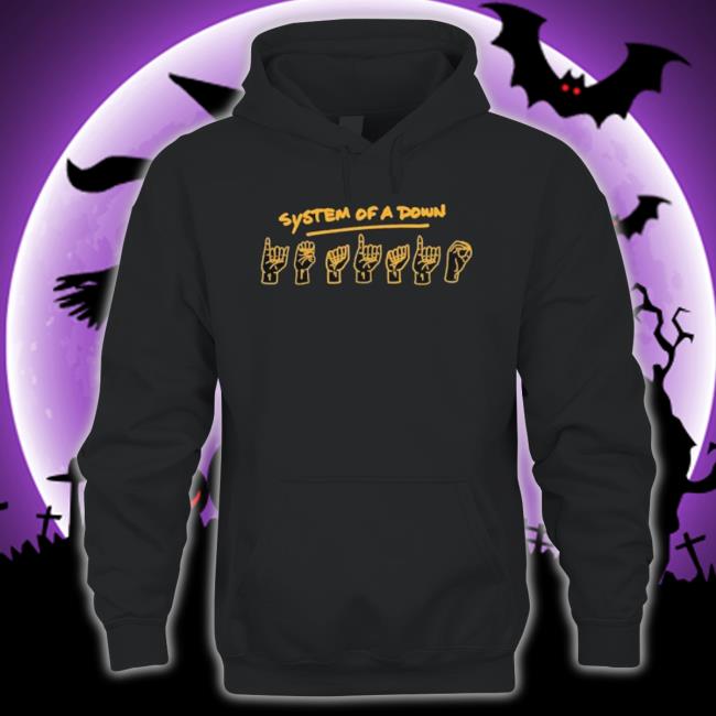 System Of A Down Merch System Hand Shirt System Of A Down Merch System Hand Shirt