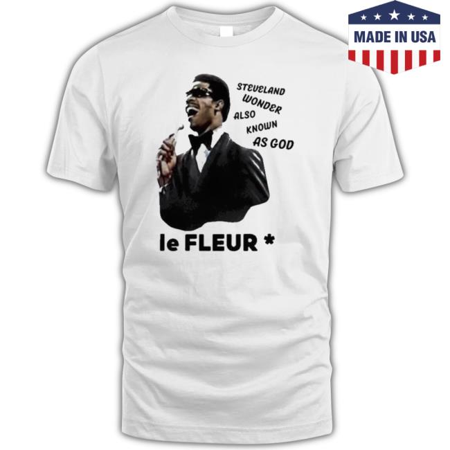 Tyler The Creator Wearing Steveland Wonder Also Known As God shirt Tyler The Creator Wearing Steveland Wonder Also Known As God shirt