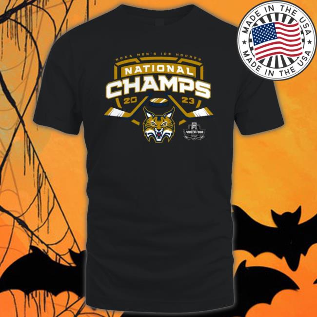 Quinnipiac Bobcats Ncaa Men’S Ice Hockey National Champions 2023 Shirt Quinnipiac Bobcats Ncaa Men’S Ice Hockey National Champions 2023 Shirt