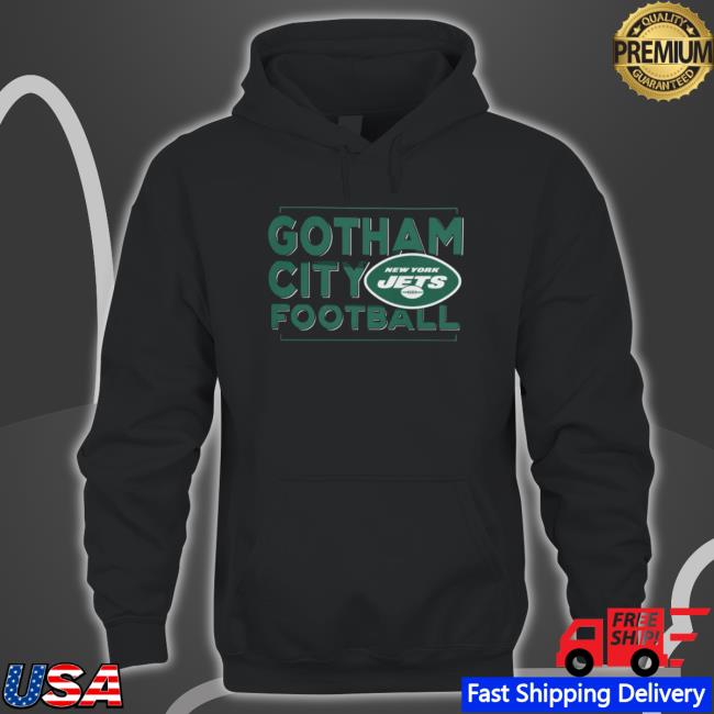 New York Jets Gotham City Football Iconic Hometown Graphic Hoodie