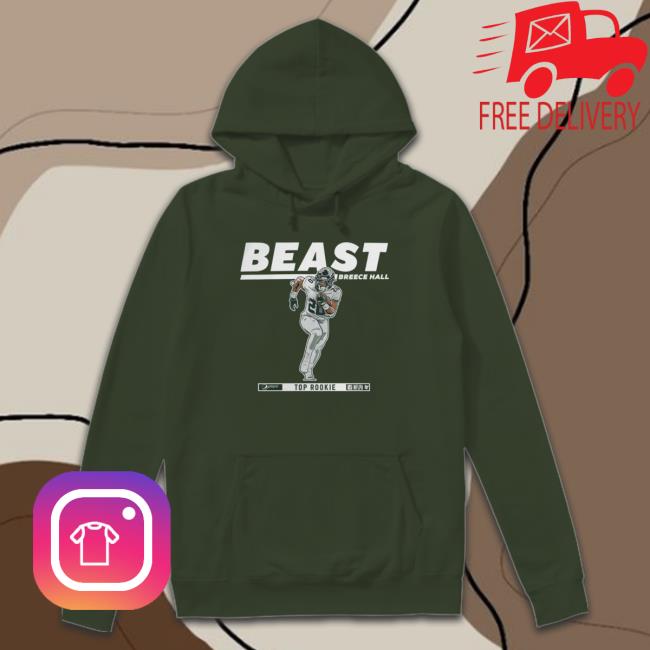 Breece the beast Breece Hall New York Jets shirt, hoodie, sweater, long  sleeve and tank top