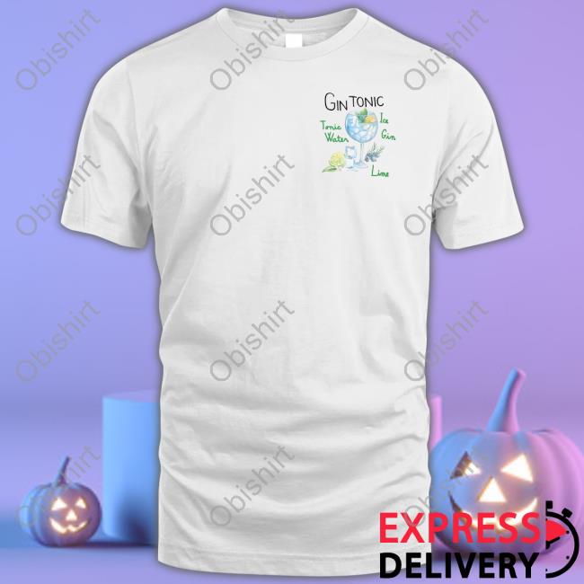 Conni Gin Tonic Tonic Water Ice Gin Lime New Shirt Conni Gin Tonic Tonic Water Ice Gin Lime New Shirt