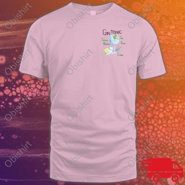 Conni Gin Tonic Tonic Water Ice Gin Lime New Shirt Conni Gin Tonic Tonic Water Ice Gin Lime New Shirt