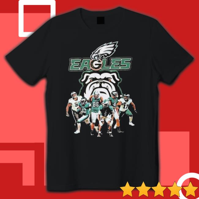 Eagles Dawgs Philadelphia Eagles And Georgia Bulldogs Players Shirt