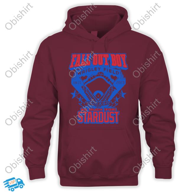 Official Fall Out Boy Wrigley Field Tour Pullover shirt