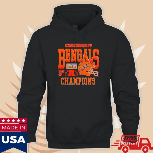 Logo CincinnatI bengals vintage 3x championship shirt, hoodie, longsleeve,  sweater