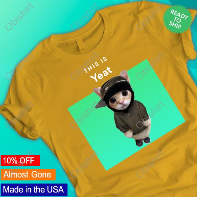 Memeabletees This Is Yeat Cat Tank Top Memeabletees This Is Yeat Cat Tank Top