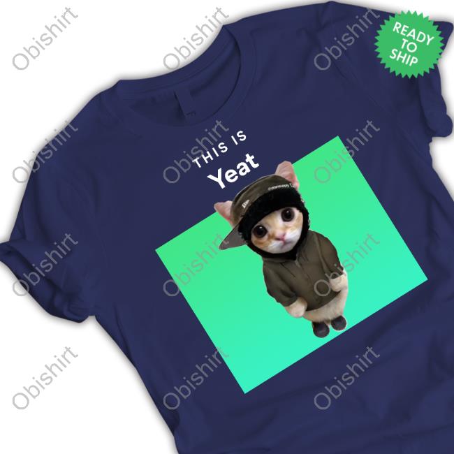 Memeabletees This Is Yeat Cat Tank Top Memeabletees This Is Yeat Cat Tank Top