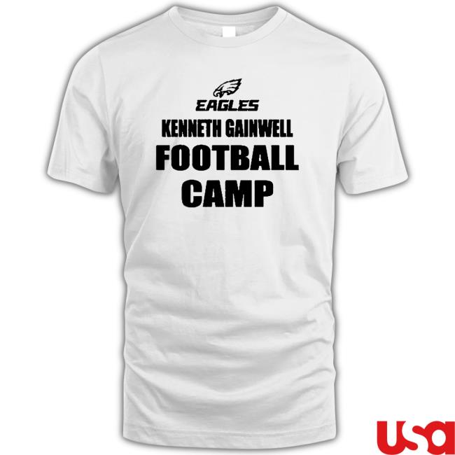 Official Nick Sirianni Eagles Kenneth Gainwell Football Camp T-Shirt Official Nick Sirianni Eagles Kenneth Gainwell Football Camp T-Shirt