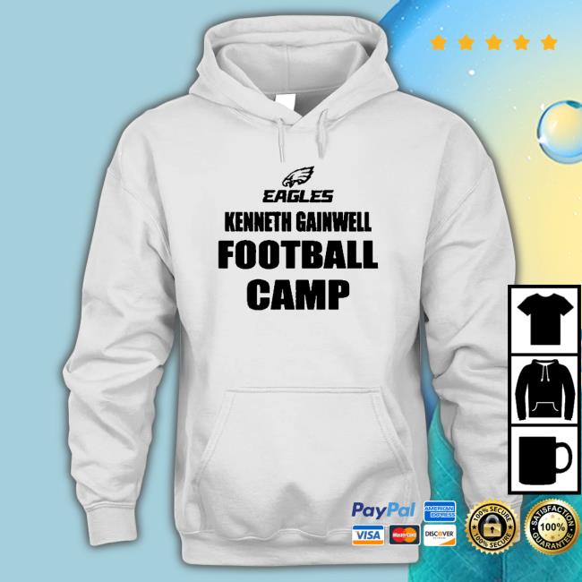 Official Nick Sirianni Eagles Kenneth Gainwell Football Camp T-Shirt Official Nick Sirianni Eagles Kenneth Gainwell Football Camp T-Shirt