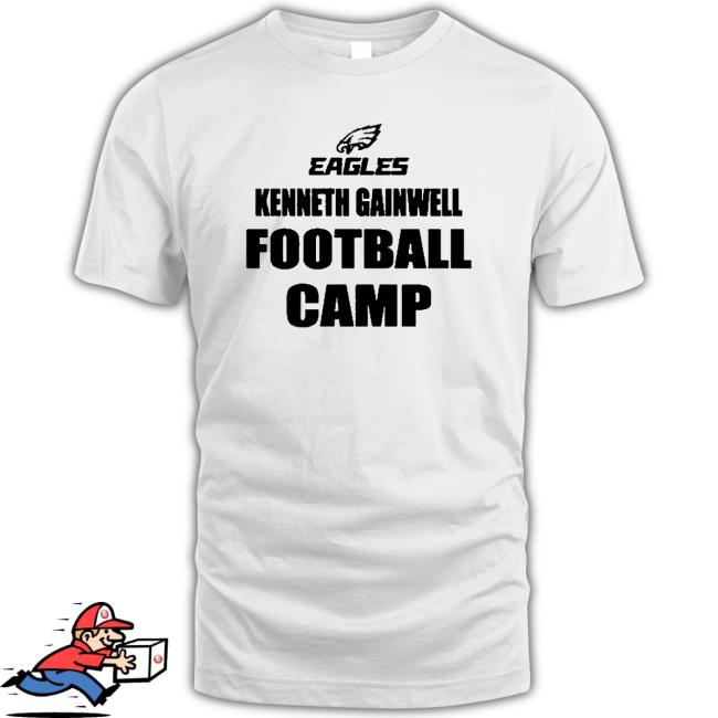 Official Nick Sirianni Eagles Kenneth Gainwell Football Camp T-Shirt Official Nick Sirianni Eagles Kenneth Gainwell Football Camp T-Shirt