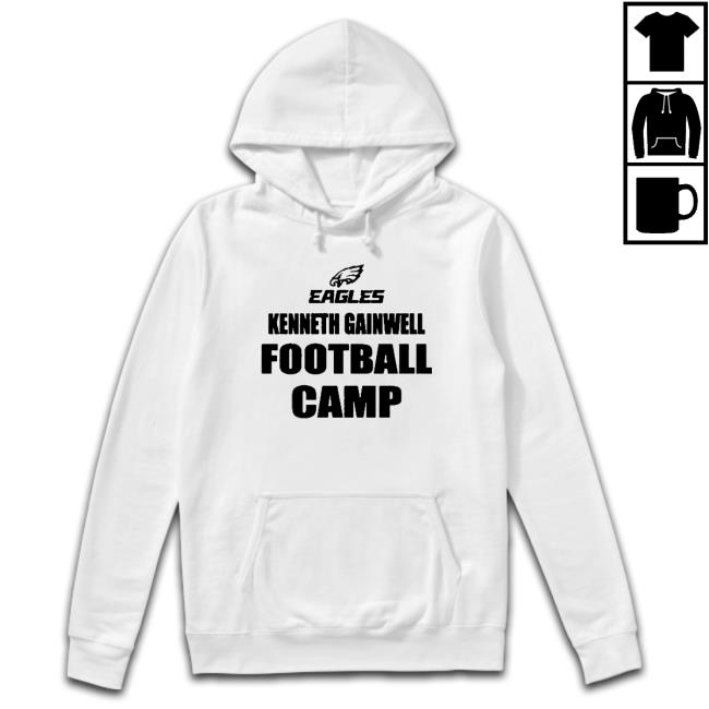 Official Nick Sirianni Eagles Kenneth Gainwell Football Camp T-Shirt Official Nick Sirianni Eagles Kenneth Gainwell Football Camp T-Shirt
