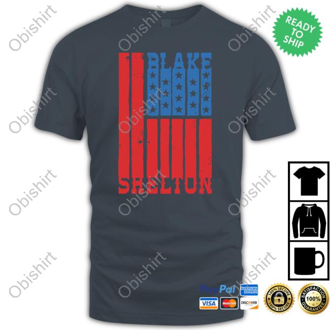 Blake Shelton Store Natural Flag Tee Shirt Blake Shelton Store Natural Flag Tee Shirt