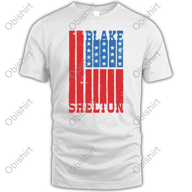 Blake Shelton Store Natural Flag Tee Shirt Blake Shelton Store Natural Flag Tee Shirt