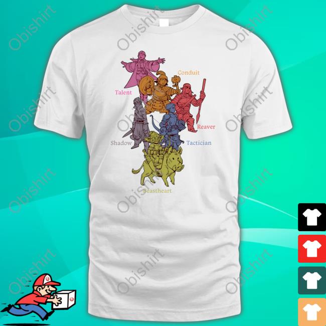 Conduit Talent Reaver Shadow Tactician Beastheart Official T Shirt Mcdm Productions Conduit Talent Reaver Shadow Tactician Beastheart Official T Shirt Mcdm Productions