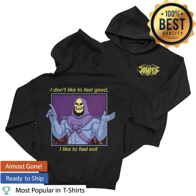 Official Indie Merch Store Carnifex Feel Evil Hooded Sweatshirt IndieMerchStore Official Indie Merch Store Carnifex Feel Evil Hooded Sweatshirt IndieMerchStore