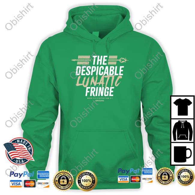 Nolesunis Shop The Despicable Lunatic Fringe Hooded Sweatshirt Nolesunis Shop The Despicable Lunatic Fringe Hooded Sweatshirt
