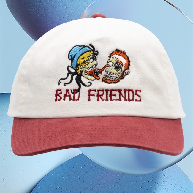 Official Bad Friends Merch Bad Friends Bones Bucket Hat - Obishirt
