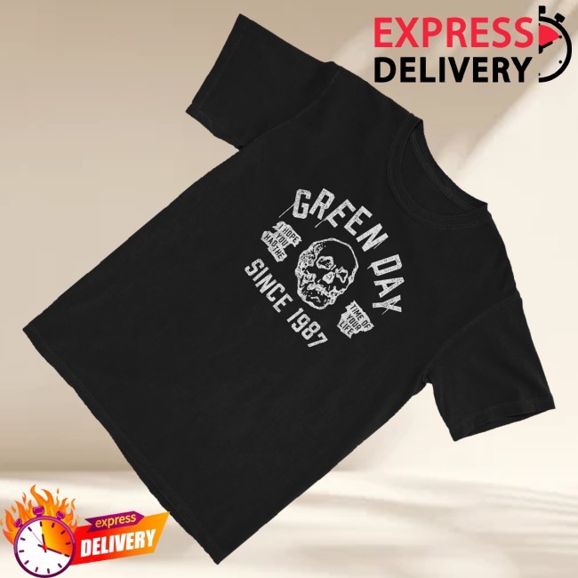 Green Day Merch Time Of Your Life Zip Hoodie - Obishirt