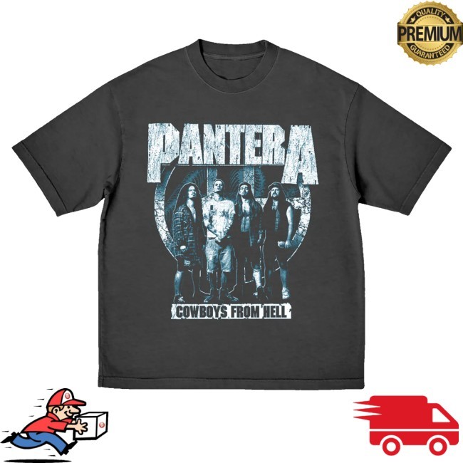 Trending Pantera Store Merch Cowboys From Hell Band Photo T-Shirt  Hoodie  Tank Top  Sweater And Long Sleeve T-Shirt - Obishirt