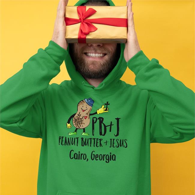 Goodshirts Peanut Butter Jesus Cairo Georgia Hoodie