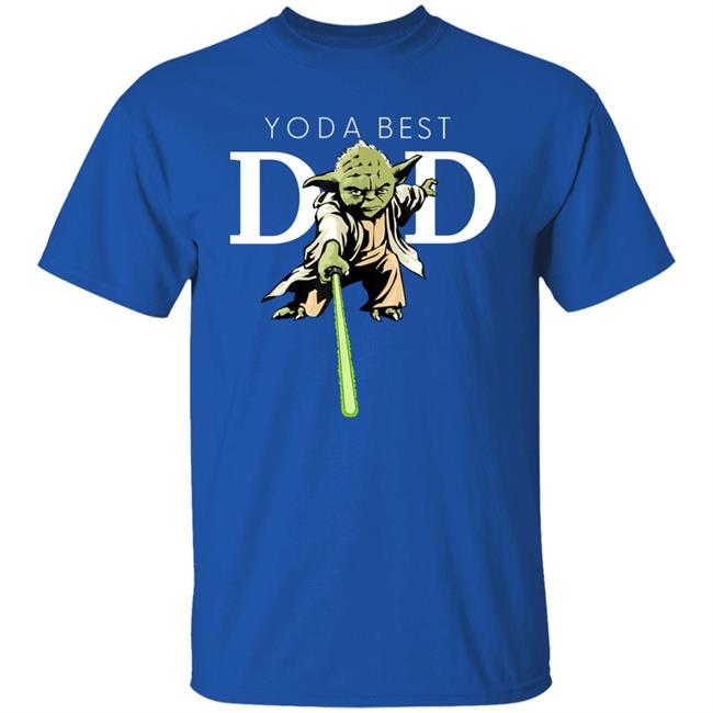 BrooklynDad Defiant Yoda Best Dad Shirt Yoda Lightsaber Best Dad Ever Shirt