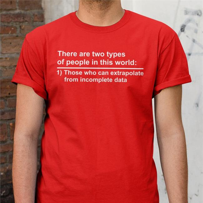 Rothmus There Are Two Types Of People In This World Those Who Can Extrapolate Shirts
