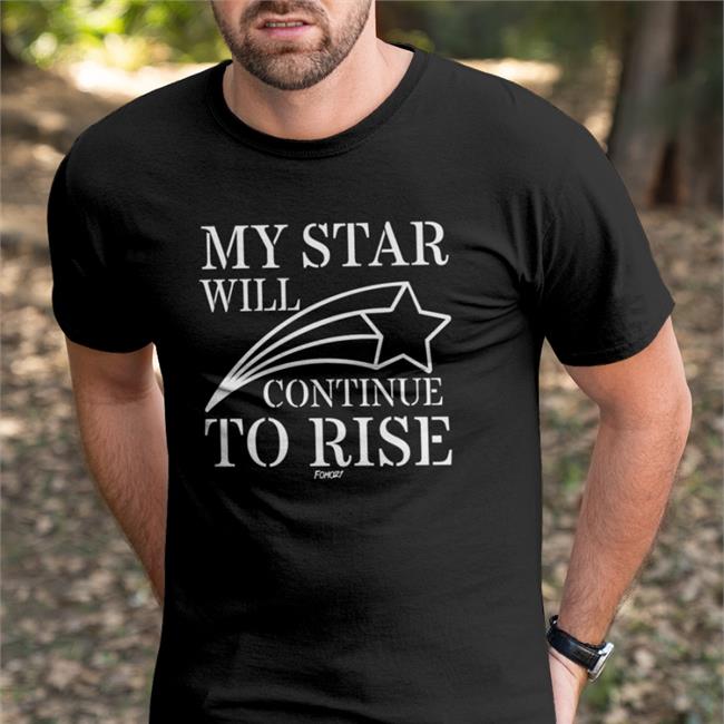 Fomo21 Merch My Star Will Continue To Rise Bitcoin Hoodie Sweatshirt