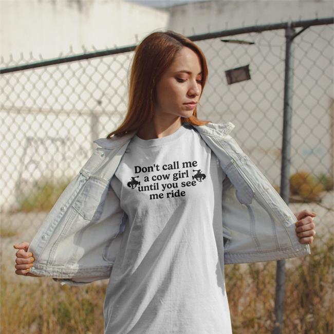 Strangethrift Don't Call Me A Cow Girl Until You See Me Ride Hoodie