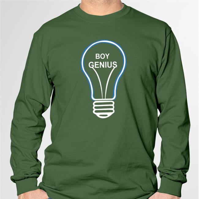 Alicia Pheebeebridgers Boy Genius Hoodie Blue