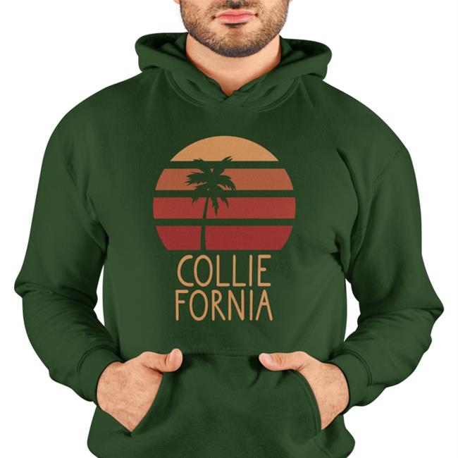 Collie Fornia Hoodie Sweatshirt Local Dog Rosco