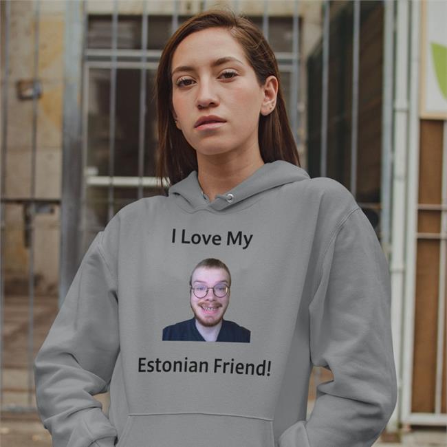Sinjin Drowning I Love My Estonian Friend T Shirt