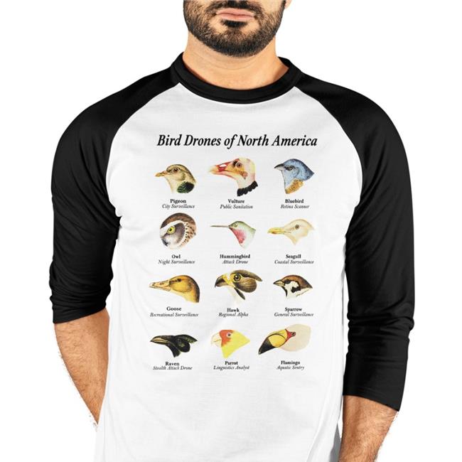 Drone Field Guide Tee Birds Aren't Real Store
