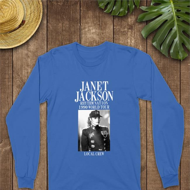 1990 Janet Jackson Rhythm Nation World Tour Shirt