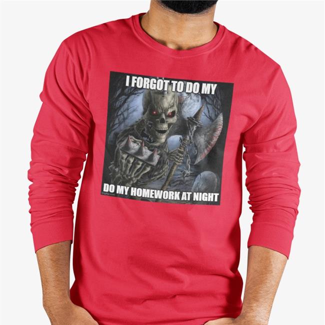 Jesse Pinkman I Forgot To Do My Do My Homework At Night Shirts