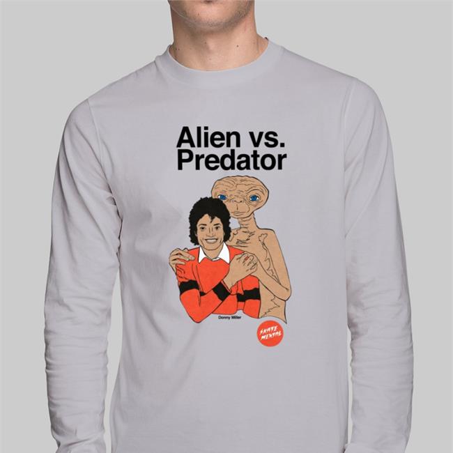 Skate Mental Long Sleeve Tee Shirt Alien Vs Predator