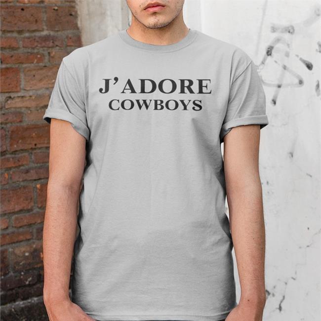 Kendall Jenner Models Wearing J' Adore Cowboys Sweatshirt