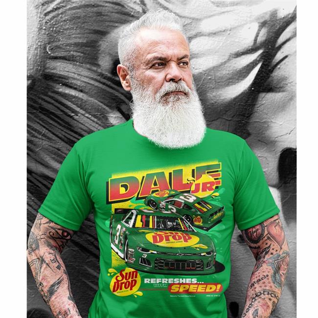 Jr Nation Store Dale Jr. Sun Drop Car One-Spot Shirt
