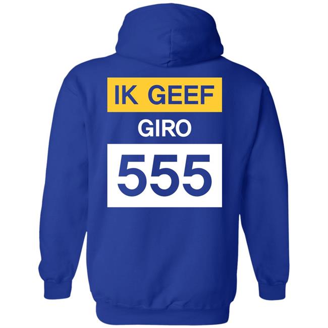 Geef Nu Giro 555 Shirt Jelle BrandtCorstius Geef Nu Giro 555 Shirt Jelle BrandtCorstius